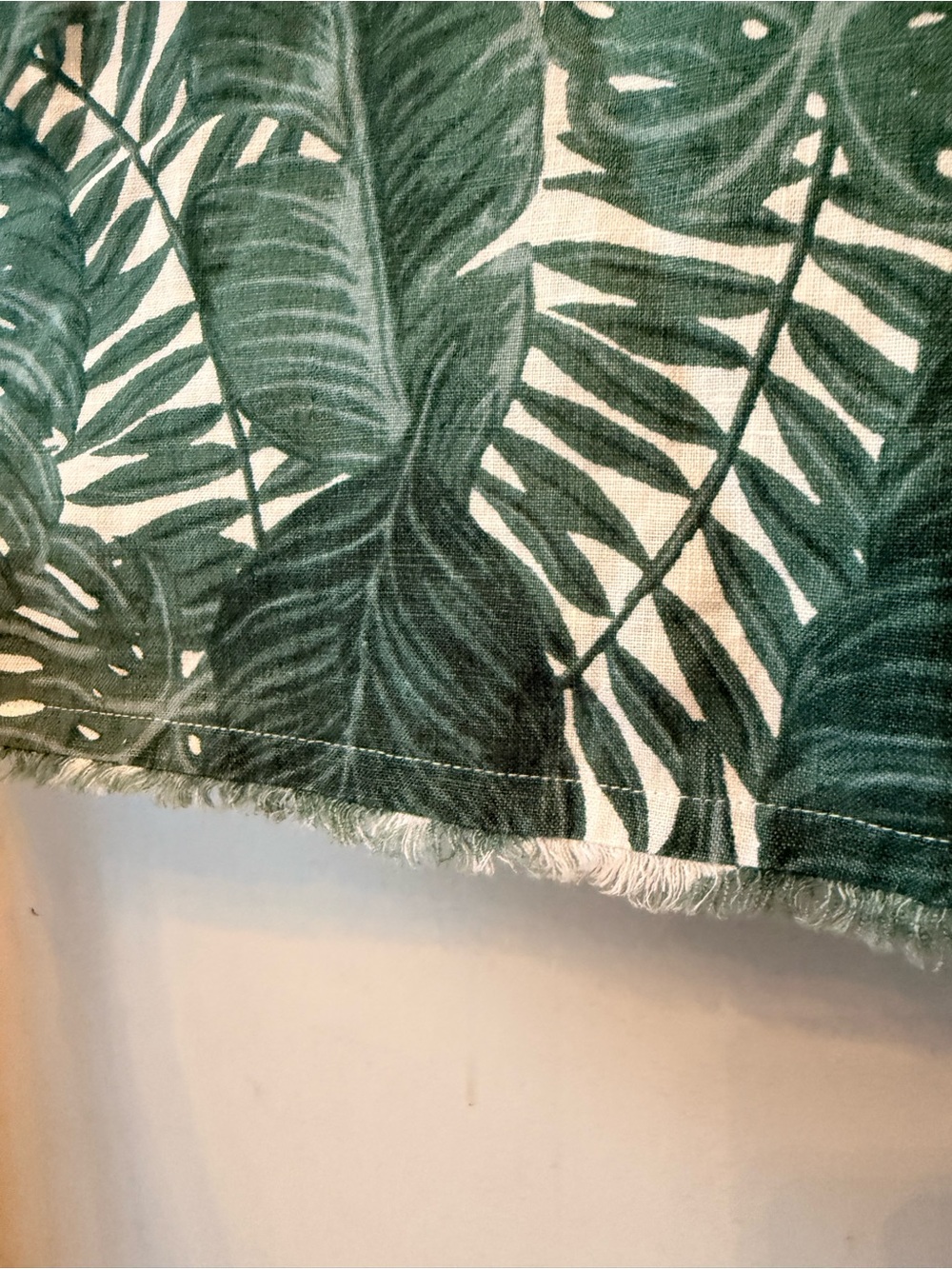 Tommy Bahama Green and White Tropical Leaf Shift Dress - Picture 4 of 4